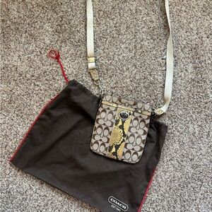Coach Snakeskin Crossbody Bag